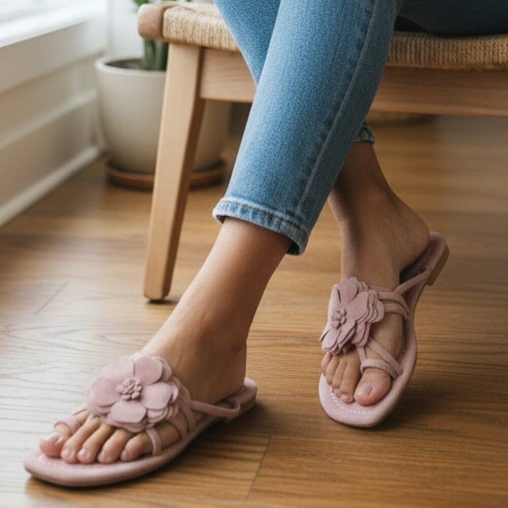 Jeffrey Campbell Tropico Dusty Pink Suede Sandals Size 6 / 37 New No Box
